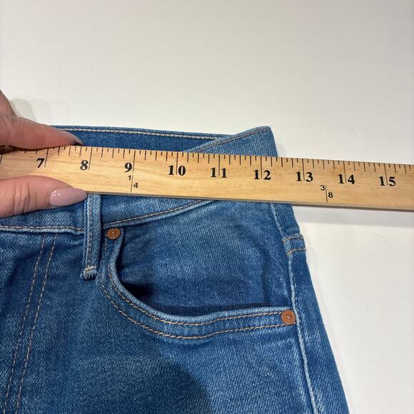 MOTHER The Insider Ankle Fray in Eager Beaver Sz 24 - Picture 12 of 15